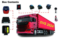 Caméra DVS 2024 AI de MOIS BSIS inversion Camion vue d'oiseau système de caméra de véhicule caméra camions détection d'angle mort
