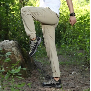 Pantaloni Tattici Estivi da Uomo Leggeri e Traspiranti, Impermeabili, ad Asciugatura Rapida, Stile Cargo, per Pesca e Attività all'Aperto, Disponibili <span class=keywords><strong>in</strong></span> Taglie Grandi - Product Image 3