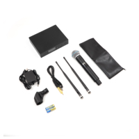 Microphone portable monté sur la tête du système de microphone sans fil QLXD4 de haute qualité pour les performances sur scène de karaoké
