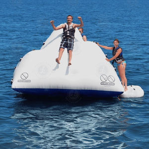 กระดานลื่นเป่าลมขนาดใหญ่ทำจาก PVC ขนาด0.9มม. สำหรับผู้ใหญ่ของเล่นแบบลอยน้ำได้สำหรับปีนกำแพง - Product Image 5