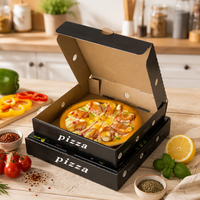Boîte d'emballage alimentaire pour pizza à emporter, vente en gros d'usine, 12 pouces, boîte à pizza en carton ondulé personnalisée