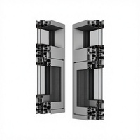 Ventana Abatible Tipo Louver Serie 113 de Alta Calidad, Insonorizada, para Cocina, Villa, Baño, Operación Manual, Marco de Aleación de Aluminio