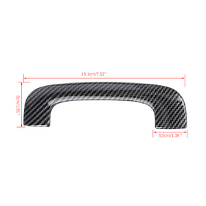 Carbon Fiber Roof Grab Handle Cover Trim 19.1cm x 5cm x 3.5cm For Dodge Charger 2011-2021 <b>Interior</b> <b>Accessory</b> - Product Image 1