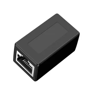 Fabrika toptan Ethernet uzatma kablosu RJ45 ağ kablo genişletme adaptör dişi dişi adaptör