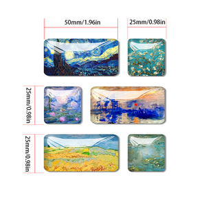 <strong>Custom</strong> DIY Multi-Shape Refrigerator <strong>Magnet</strong> Sticker Modern Souvenir Souvenir Sublimation Logo Modern Style Blank <strong>Fridge</strong> <strong>Magnets</strong> - Product Image 5