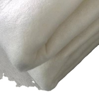 Ouate/ouate/feutre d'isolation en fibre de soja souple biodégradable pour couverture/couette/matériau de remplissage de literie