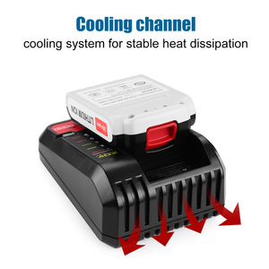 ブラックデッカーポーターケーブル用交換用バッテリー充電器12v20vスタンレーパワートゥーラリチウムイオンバッテリー - Product Image 2