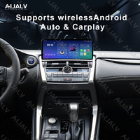 Lecteur multimédia automobile T100 haute performance 12,3 pouces avec GPS intégré et lecteur CD pour Lexus NX 2013-2016, tableau de bord Android