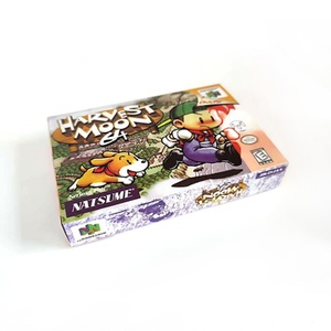 Top Quality Harvest Moon 64 Box Thick Cardboard with Tray <b>Game</b> Cartridge Replacement Box for N64 - Product Image 5