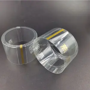 塑料瓶定制聚氯乙烯聚酯热收缩包装带玻璃罐颈部穿孔印刷热透明密封收缩带标签