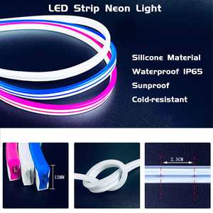 Tira de neón de silicona al por mayor 6*12mm 8*16mm impermeable Led Flexible 5m 10m 12 voltios tira de Led de neón Rgb - Product Image 4