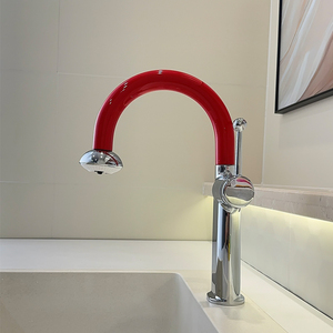 Pull Out Basin Faucet Single Handle Ceramic Valve Core Deck <b>Mounted</b> With <b>Spray</b> Function For Bathroom Sink - Product Image 4