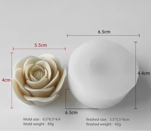 3D силиконовая форма в форме розы - Product Image 5