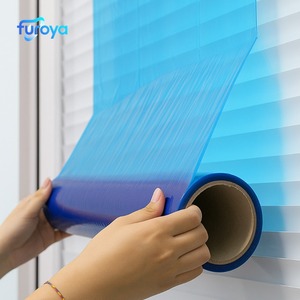 Pellicola Protettiva PE Stampabile con Tinta Blu per Protezione Superfici in Vetro, Promozione Diretta di Fabbrica, Design Personalizzati, Basso MOQ - Product Image 1