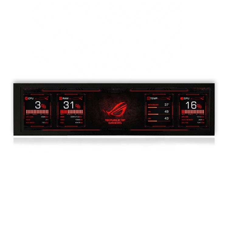 Aida64 8,8 дюймов 1920x480 IPS LCD USB ноутбук расширяемый экран дисплей Портативный второй монитор Автомобильный тянущийся бар типа монитор