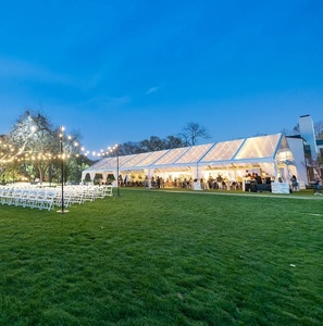 Grande Tente de Réception Blanche à Structure Géométrique pour Location Événementielle, Fêtes et Cérémonies de Mariage - Product Image 5