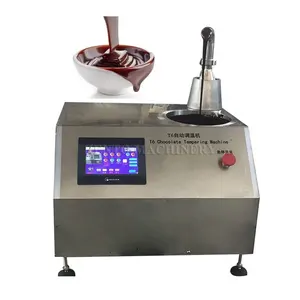 Máquina de templado continuo Chocolate/Máquina de fusión y mezcla de chocolate/Máquina de templado de chocolate automática