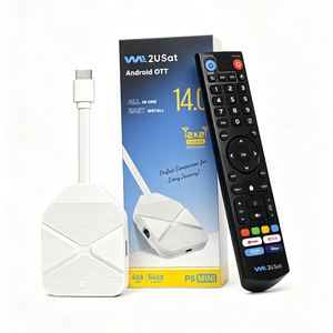 We2USat P6 Mini Android 14 TV Stick 4GB 64GB Amlogic S905Y4 Wifi6 BT5.0 Smart Streaming Device Better Than <b>Set</b> <b>Top</b> <b>Box</b> S6 Max - Product Image 1