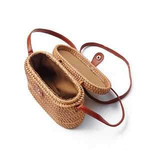 Productos de Tendencia 2023, Novedades Ecológicas, Nuevo Estilo, Bolso de Paja de Ratán Natural, Bolso de <span class=keywords><strong>Mimbre</strong></span> para <span class=keywords><strong>Playa</strong></span> para Mujer, Venta al por Mayor - Product Image 4