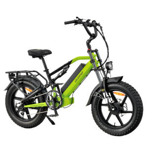 QUEENE/Fat Tire <span class=keywords><strong>20</strong></span> <span class=keywords><strong>pouces</strong></span> Step Thru suspension complète Ebike neige 500W enfants vélo électrique batterie cachée enfants vélo électrique - Product Image 2