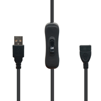 Cable USB 2.0 Micro-USB de 2m de Goochain, Aleación de Cobre, Macho a Hembra, para Teléfonos Android y Computadoras