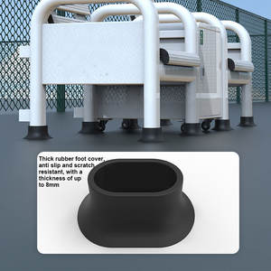 เก้าอี้พักผ่อนอลูมิเนียมสำหรับสนามกีฬากลางแจ้ง บาสเกตบอล ฟุตบอล เทนนิส เก้าอี้สนามกีฬาสำหรับนักกีฬา มีพนักพิงเดี่ยว - Product Image 6