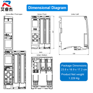 คอนโทรลเลอร์ PLC รุ่นใหม่ SIMATIC S7-1500 6ES7511-1CK01-0AB0 CPU1511C-1 PN หน่วยประมวลผลกลาง 6es7511-1ck01-0ab0 - Product Image 2