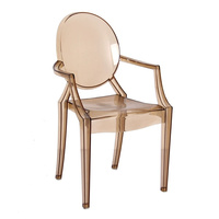 Chaise Ghost en Acrylique et Résine Plastique, Style Nordique Moderne, pour Salle à Manger, en Plexiglas, Vente en Gros Direct Usine
