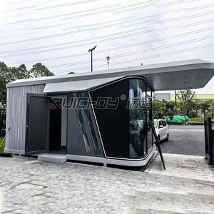 บ้านพักตู้คอนเทนเนอร์ทรงสี่เหลี่ยมผืนผ้า รุ่นโมเดิร์น สำหรับใช้งานกลางแจ้ง - Product Image 1