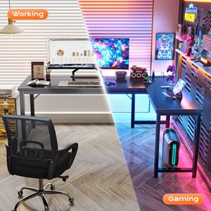 Đơn Giản Hiện Đại Mở Rộng Bàn Văn Phòng Gỗ Rắn Và Melamine Cho Nhân Viên Máy Tính Sử Dụng Đa Năng Đồ Nội Thất - Product Image 6