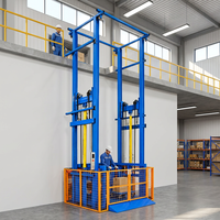 Lève-chargeur de fret électrique hydraulique TAIGANG TGSJD 16m à commande à distance, personnalisable, capacité 300kg-1000kg, pour entrepôt et petits cargaisons
