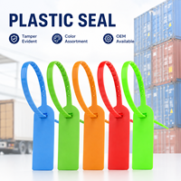 Scellé de compteur en plastique à usage unique ST-PS-3401 avec numéro de série imprimé pour compteurs d'eau, de gaz et d'électricité