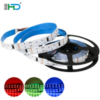 Bande lumineuse LED RGBWW WS2812B 120LEDs/m 5050 SMD RGB 12V eau courante commande vocale NFC PCB