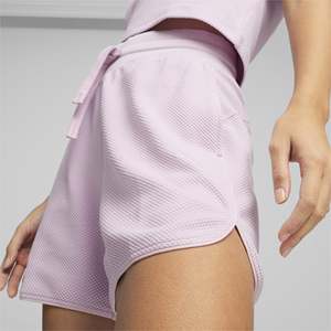 Puma Women's Shorts 678701 <b>Lilac</b> Small Heel Height Flats - Product Image 3