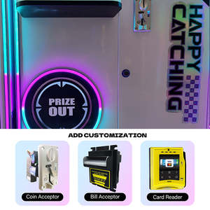 Vente en gros fournisseur <span class=keywords><strong>de</strong></span> jeu <span class=keywords><strong>de</strong></span> griffe <span class=keywords><strong>de</strong></span> grue simple électronique à pièces d'étoiles mobiles machine transparente à louer mignonne machine à griffes - Product Image 6