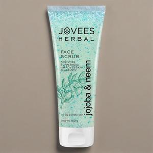 Jovees Herbal Jojoba &amp; Neem Face Scrub 100 Ml Pure Natural Formula - Product Image 2