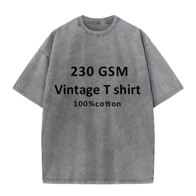 Özel % 100% pamuk asit yıkama sokak giyim grafik t shirt vintage boy erkek t-shirt