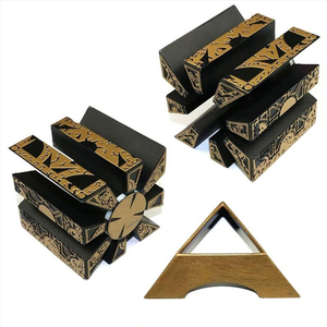Venta caliente juguetes educativos sólido lamento cubo 7*7*7cm Cryptex rompecabezas 3D caja de recuerdo magnético <span class=keywords><strong>Hellraiser</strong></span> caja de rompecabezas para niños - Product Image 3