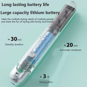 Plancha y Rizador de Pelo Inalámbrico 2 en 1 para el Hogar con Panel Flotante 3D, Recargable y sin Cable - Product Image 5