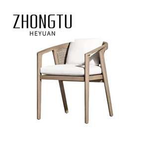 Mesa y sillas <span class=keywords><strong>de</strong></span> patio <span class=keywords><strong>de</strong></span> ocio al aire libre moderna Villa <span class=keywords><strong>terraza</strong></span> jardín Silla <span class=keywords><strong>de</strong></span> ratán antiséptico restaurante Silla <span class=keywords><strong>de</strong></span> comedor <span class=keywords><strong>de</strong></span> madera <span class=keywords><strong>de</strong></span> teca - Product Image 6