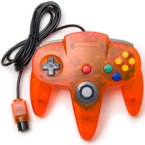 Retro N64 Wired Remote <strong>Joystick</strong> Gamepad <strong>Controller</strong> Compatible <strong>with</strong> N64 Video Game System Console - Product Image 2