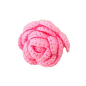 Bouquet de roses en <span class=keywords><strong>laine</strong></span> au crochet fait main, dégradé de couleurs, tige unique, pour la Saint-Valentin et le Qixi Festival, idéal pour l'exportation transfrontalière - Product Image 5