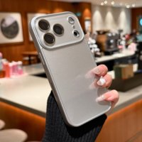 Coque en verre pour iPhone 17 Pro Max, 16, 15, 14, 13 – Protection intégrale anti-chute, couleur unie, haute qualité