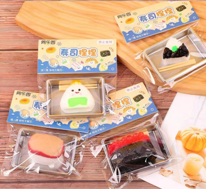 Juguetes Blandos de Sushi Japonés para Aliviar el Estrés, Divertidos para Niños, para Decoración de Casa de Muñecas, Pastel y Cocina, para Niños y Niñas - Product Image 5