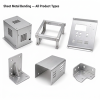 Caja de Proyectos Electrónicos de Aluminio 6061, Caja de Metal Personalizada, Doblado de Chapa Metálica, Mecanizado CNC, Acabado Anodizado Cepillado, Fábrica OEM