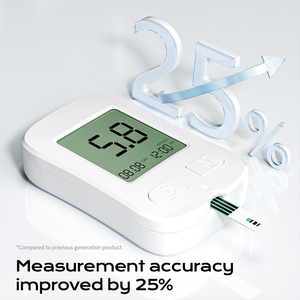 Testeur portable électrique automatique d'acide urique et de glycémie – Kit de surveillance à domicile pour la goutte et le diabète – Utilisation facile – <span class=keywords><strong>Test</strong></span> de glycémie - Product Image 4