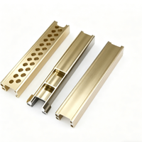 Usinage et taraudage CNC de profilés en aluminium sur mesure, usine certifiée ISO