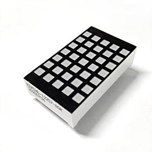 超红3x 3mm 5x7点阵发光二极管显示Houkem-12257-A/BSR CC CA - Product Image 4