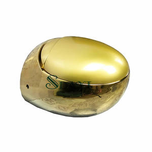 SDAYI 유럽 핫 셀링 계란 모양 벽걸이 화장실 세라믹 골드 컬러 전기 도금 벽 걸이 화장실 주변 - Product Image 6