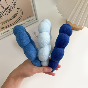 EN Stock 27 couleurs pour bande magique Spa <span class=keywords><strong>bandeau</strong></span> facial <span class=keywords><strong>bandeau</strong></span> <span class=keywords><strong>éponge</strong></span> tissu <span class=keywords><strong>éponge</strong></span> <span class=keywords><strong>bandeau</strong></span> serviette extensible pour bain maquillage <span class=keywords><strong>Sport</strong></span> - Product Image 5